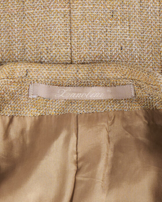 Пиджак из льна и шерсти — фото 4