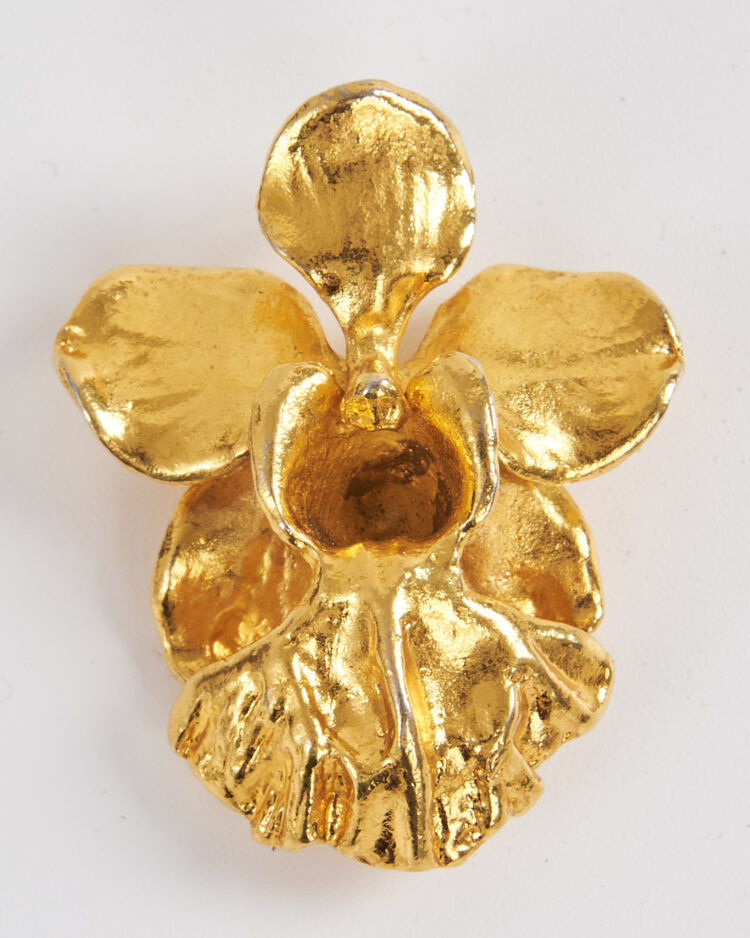 Брошь орхидея