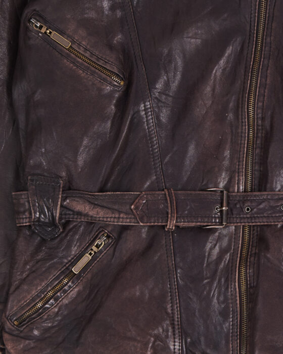 Винтажная кожаная куртка — фото 5