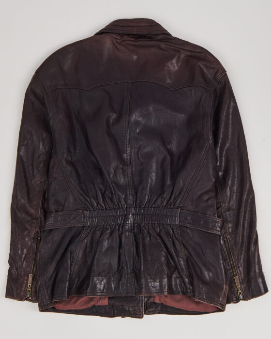 Винтажная кожаная куртка — фото 2