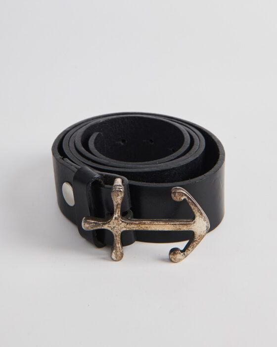 Кожаный ремень с якорем Umiu belt