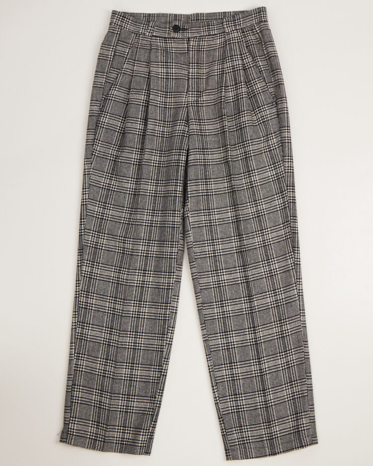 Винтажные брюки в клетку