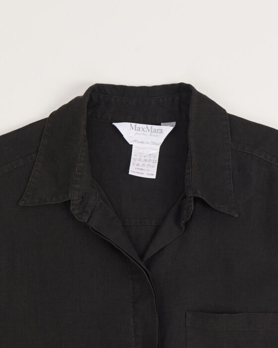 Льняная блуза Max Mara Max Mara — фото 3