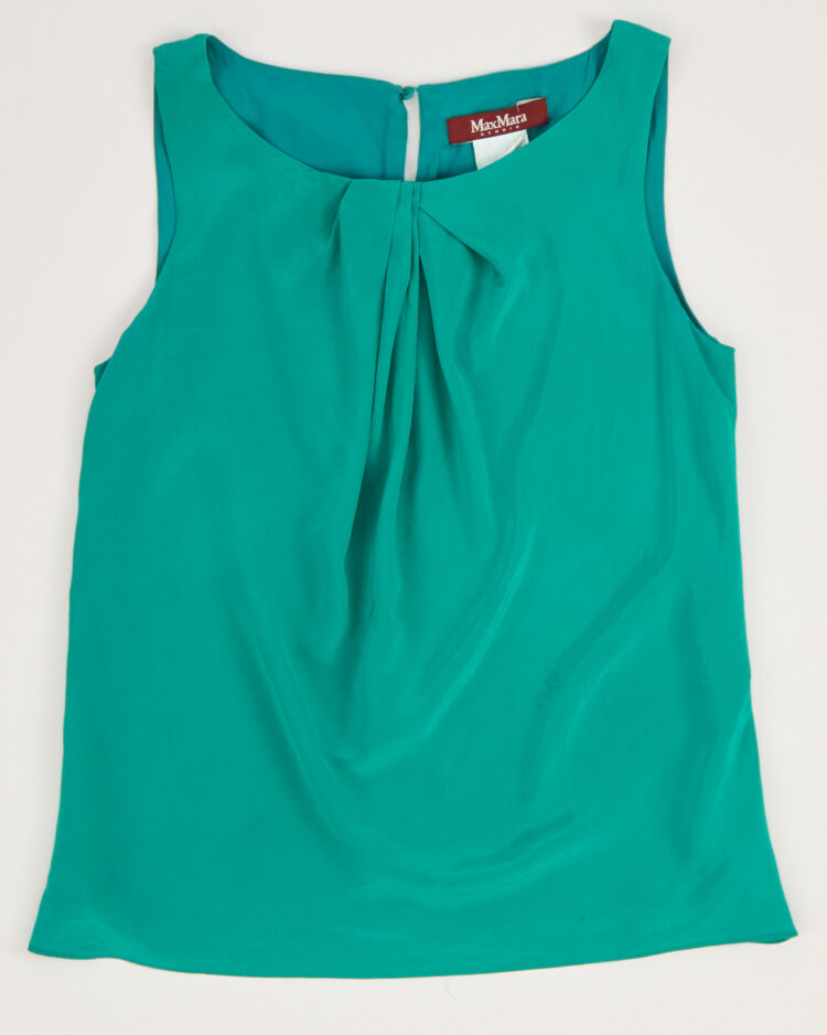Топ из шелка Max Mara
