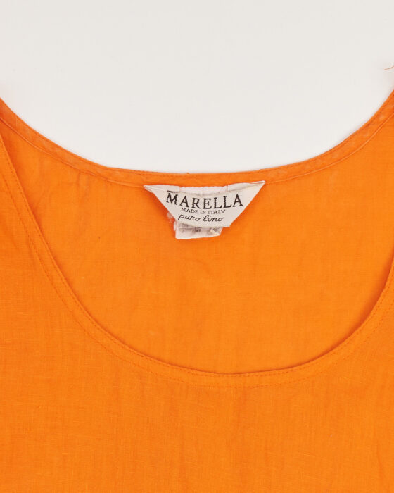 Льняной топ Marella Marella — фото 3