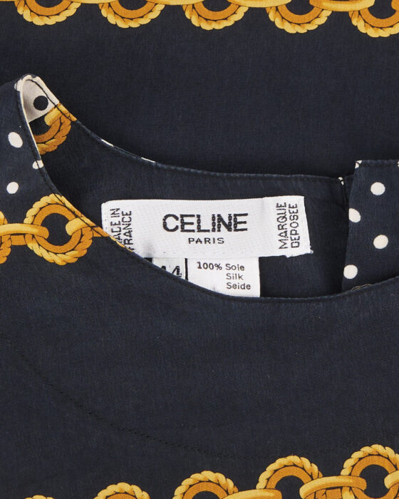 Блуза из шелка Celine Céline — фото 5